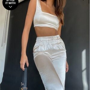 Princess Polly Huxley Set in Champagne